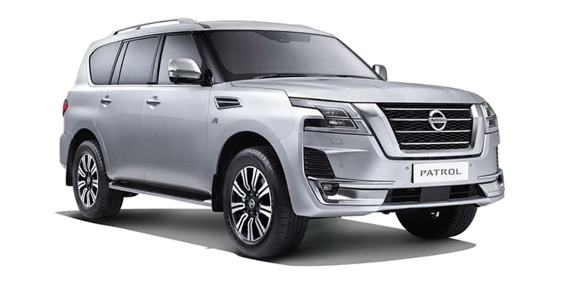 Image of Patrol car model, BookMe Car Rental Service, New Car Models Available for Rent, Affordable Prices.