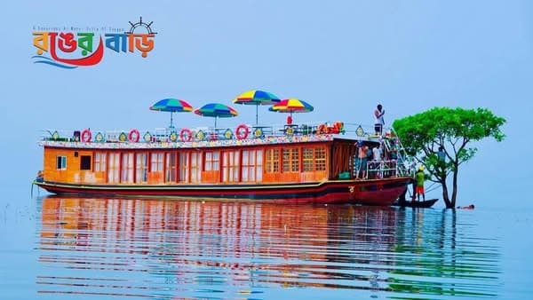 Image of রঙের বাড়ি Ronger Bari- A luxurious ac water villa of Tangua(AC), Ship Image, BookMe Accommodation, Comfortable Stay, Affordable Prices.