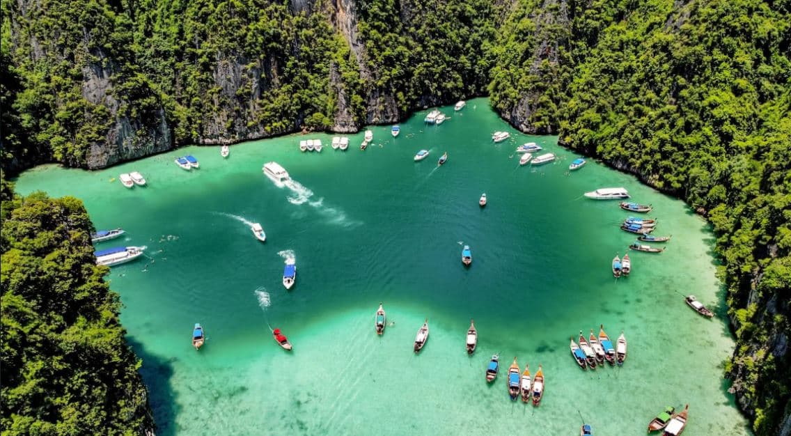 Image of Maya, Phi Phi, and Bamboo Island with Buffet Lunch tour package, BookMe Travel Service, Exciting Tour Packages Available, Affordable Prices. Travel Activities.