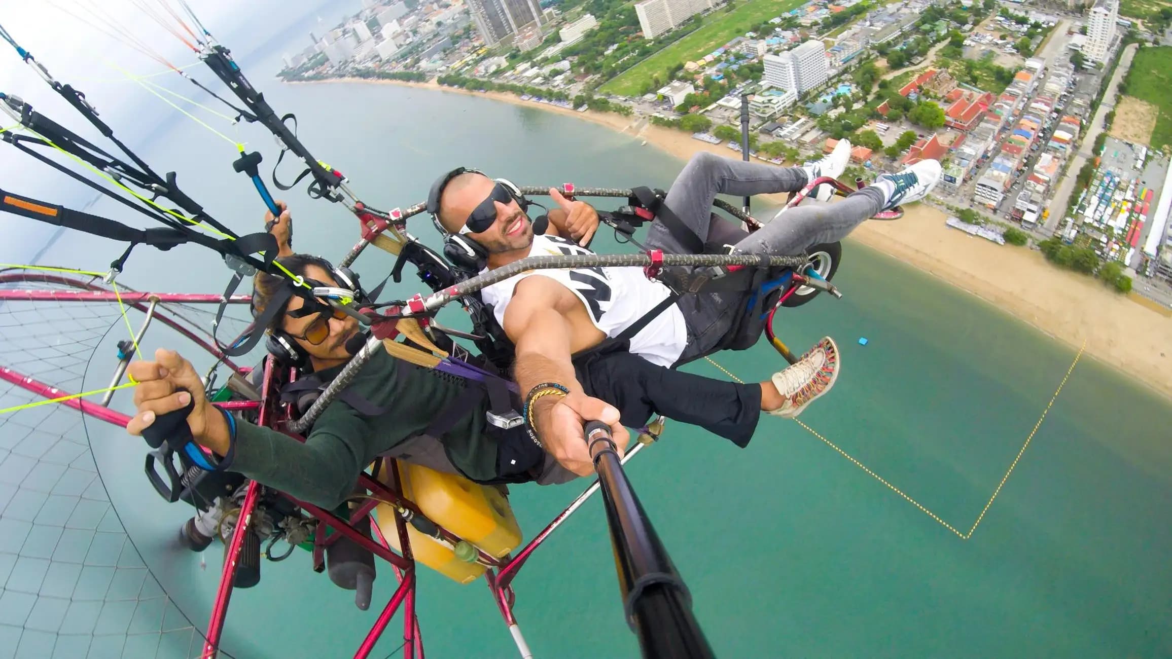 Image of Pattaya: Beach + City Scenic Paramotor Flight tour package, BookMe Tour Package, Travel with BookMe, Exciting Tour Packages Available, Affordable Prices.