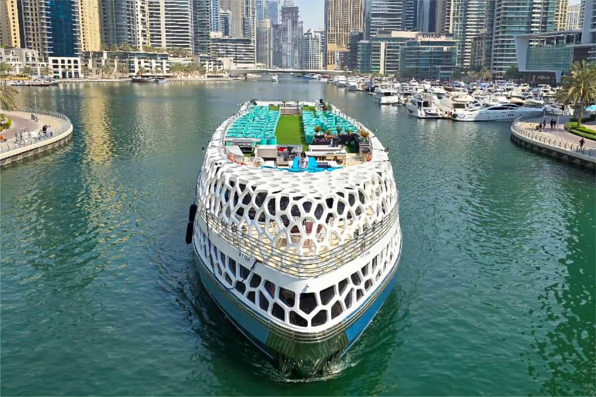 Image of Dubai: Mega Yacht Dinner Cruise with Buffet tour package, BookMe Tour Package, Travel with BookMe, Exciting Tour Packages Available, Affordable Prices.